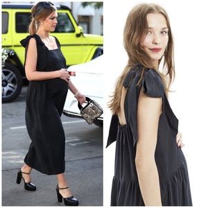 Hatch Maternity Kate Bow tie strap dress